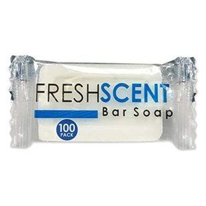 42 FreshScent Bar Soap Travel Size Hotel Soaps Individually Wrapped Fresh Scent
